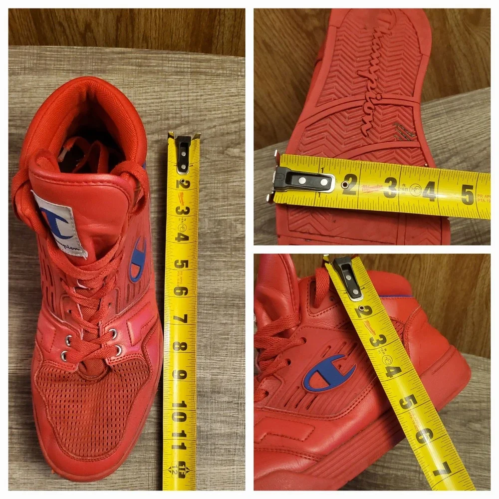 Champion 3 On 3‎ Hi Sneakers Men's Size 12 Red